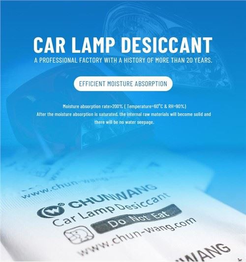 Autolampen-Trockenmittel zum Abtöten von Lampennebel